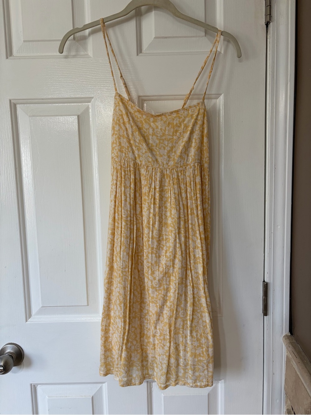 American Eagle Yellow Floral Sundress